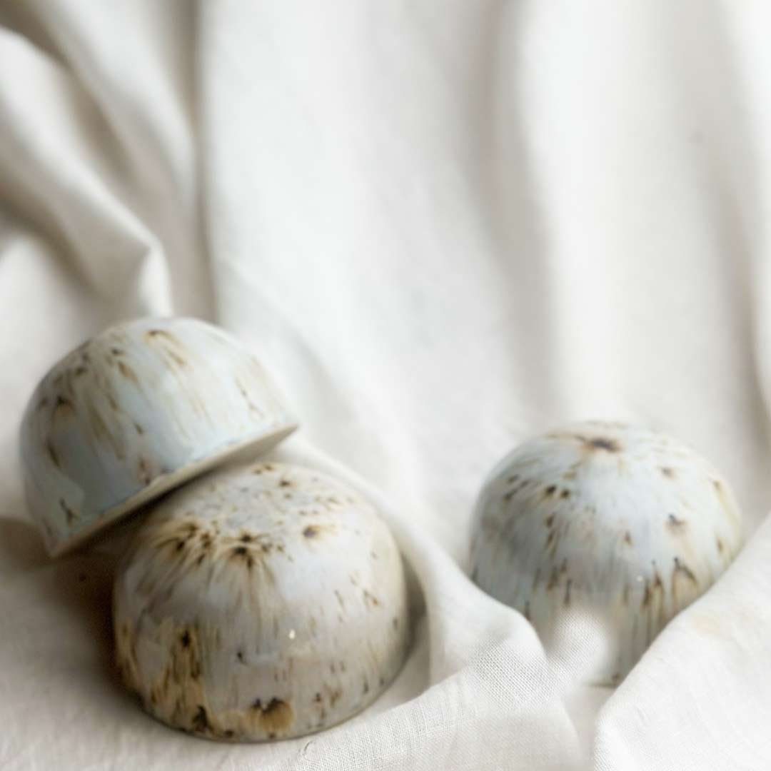 Ceramic Dome Ashen Snowflake