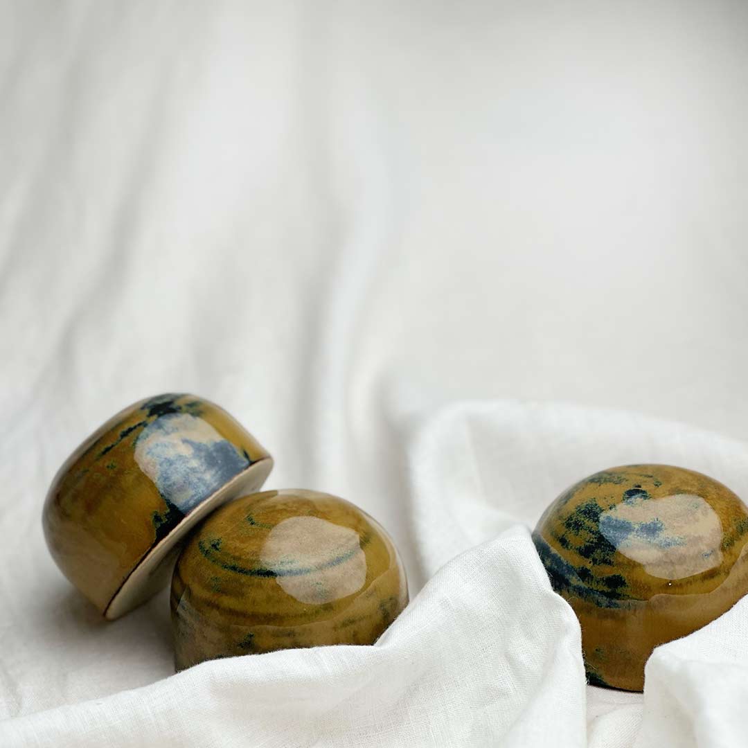 Ceramic Dome Tigers Eye