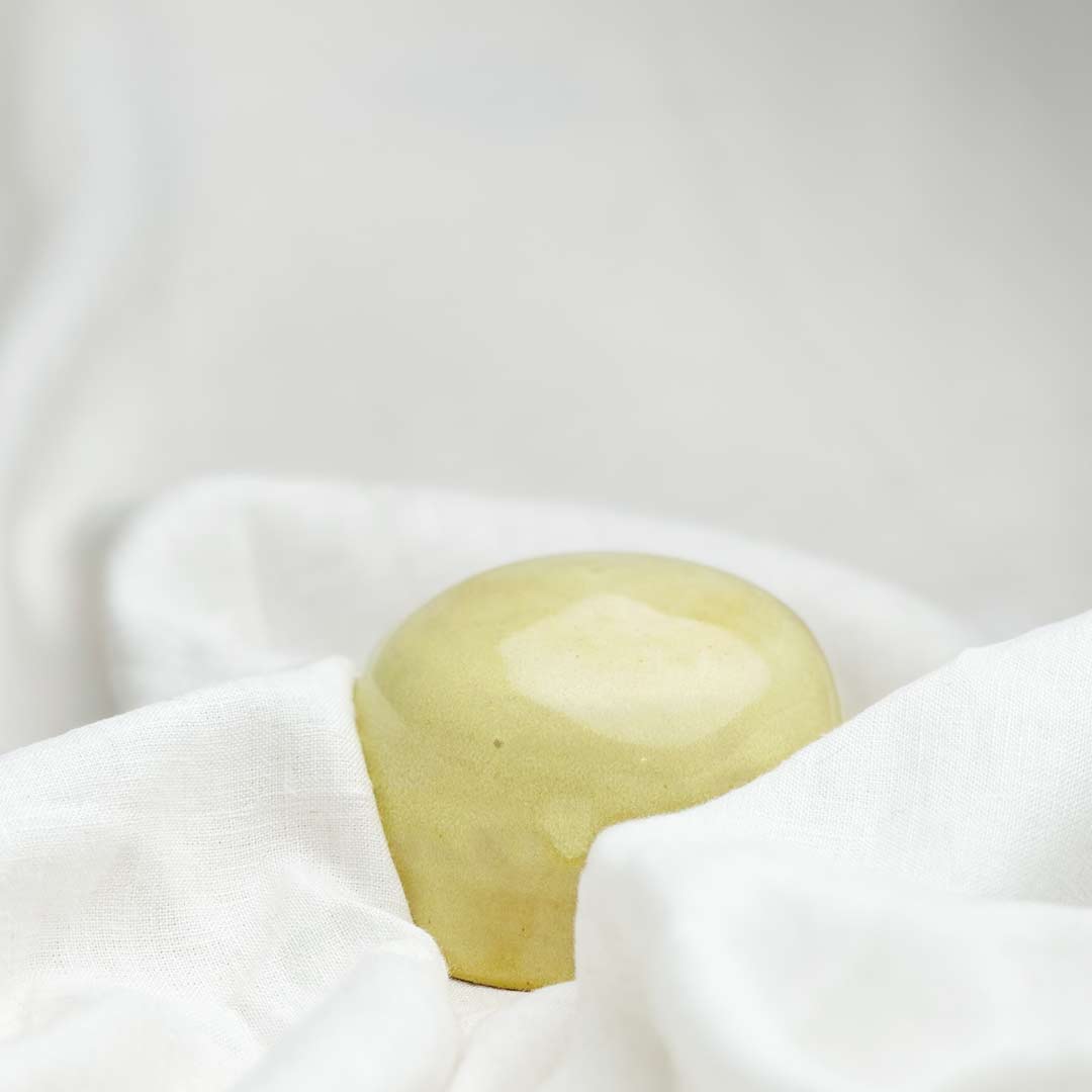 Ceramic Dome Frosted Lemon
