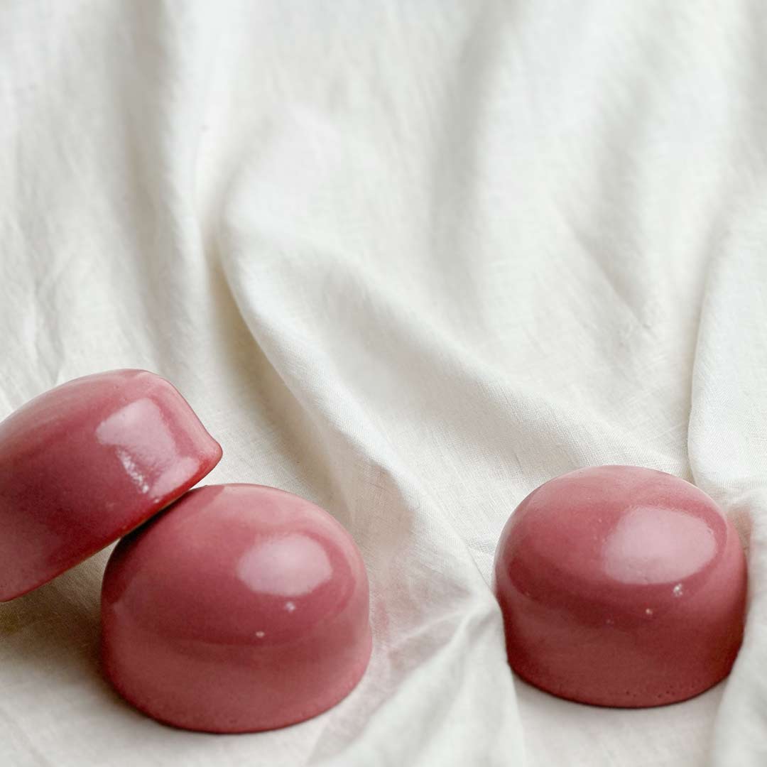Ceramic Dome Raspberry Mist