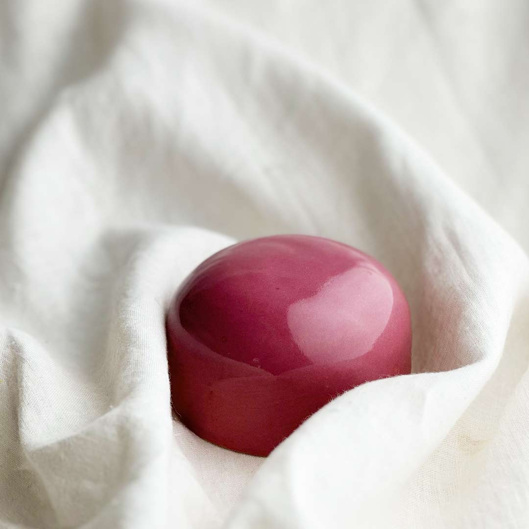 Ceramic Dome Pink Opal