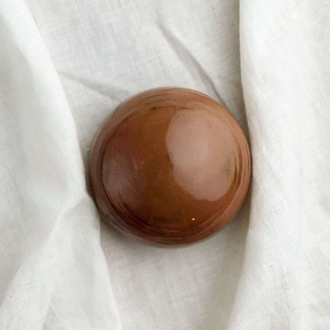 Ceramic Dome Speckled Plum