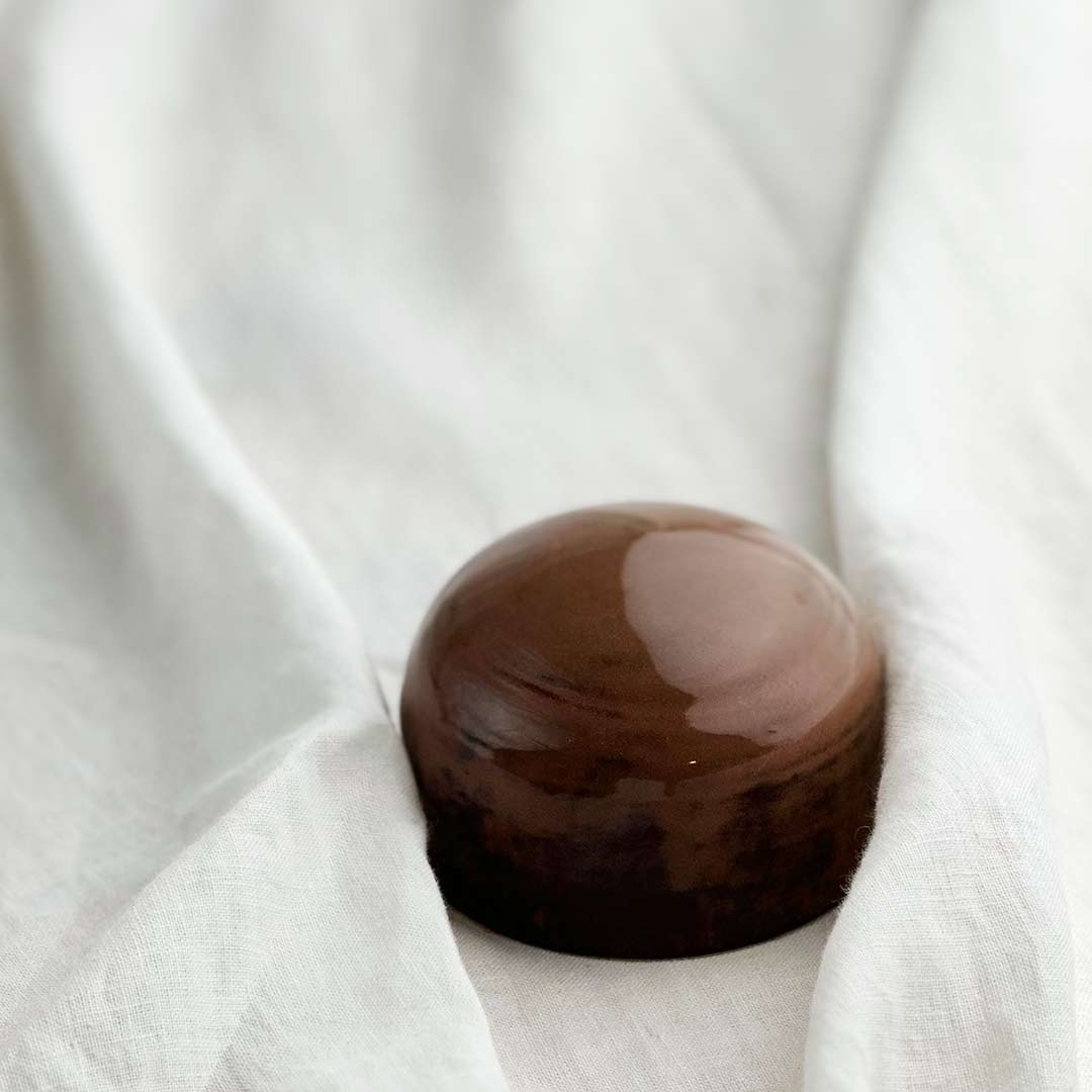Ceramic Dome Speckled Plum